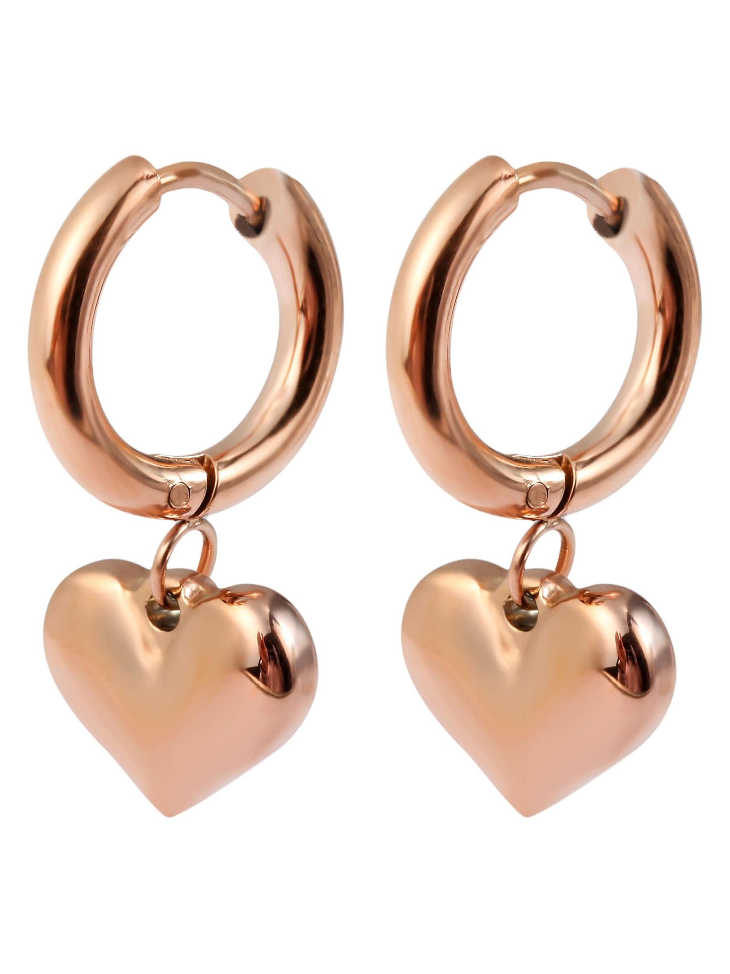 Akzent Earrings 'Feynarie, langlebig' in Gold: front