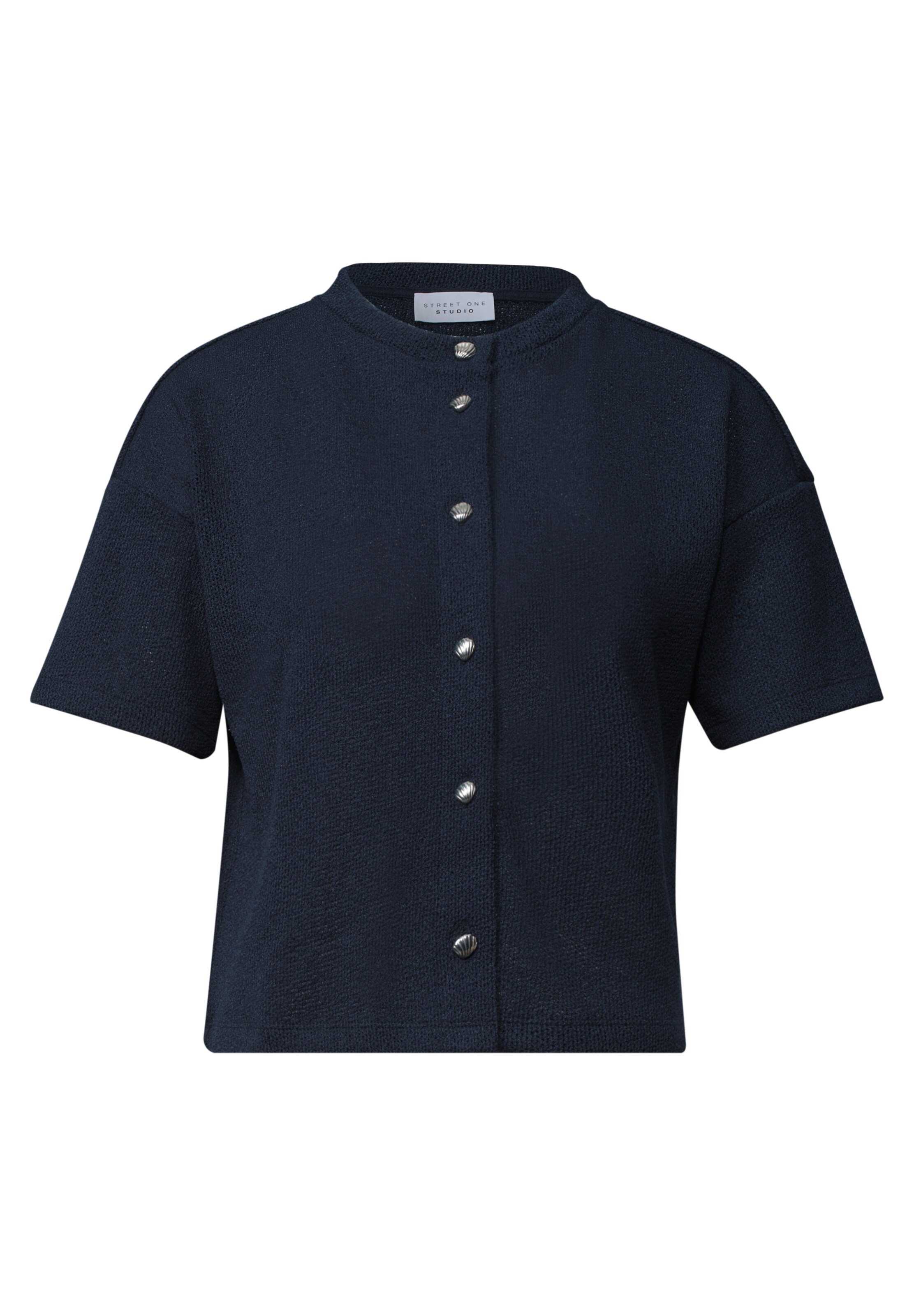 STREET ONE Strickjacke in Blau: Vorderseite