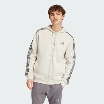 ADIDAS SPORTSWEAR Sportsweatvest 'Essentials' in Beige: voorkant