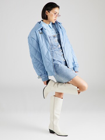 Hoermanseder x About You Between-season jacket 'Lucia' in Blue