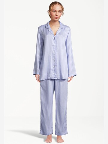 SEIDENSTICKER Pajama 'Classic Web' in Purple