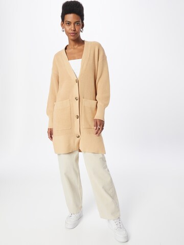 ESPRIT Knitted Coat 'SUS' in Beige: front