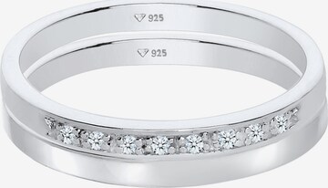 Elli DIAMONDS Ring Bandring, Ring Set in Silber