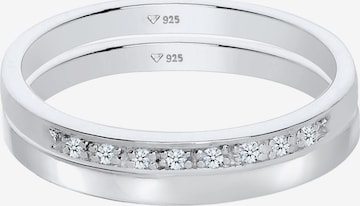 Elli DIAMONDS Ring Bandring, Ring Set in Silber