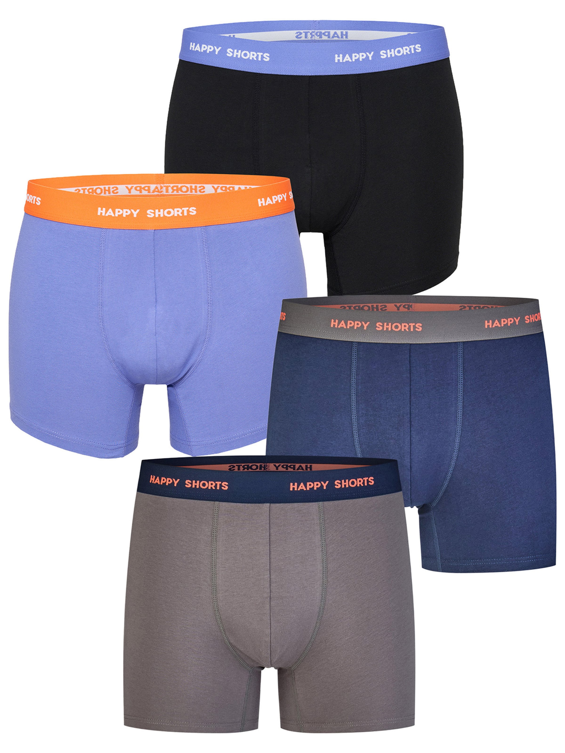 Happy Shorts - Boxers ' Dark Print Sets ' em azul: frente