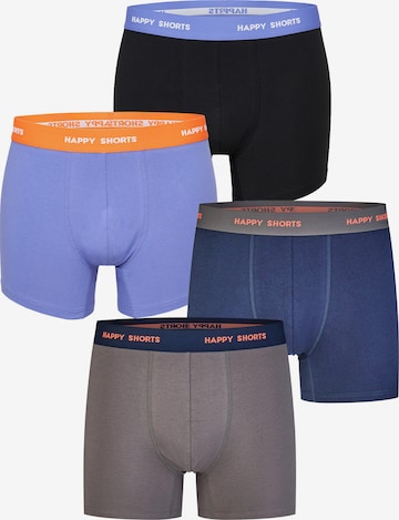 Happy Shorts - Boxers ' Dark Print Sets ' em azul: frente