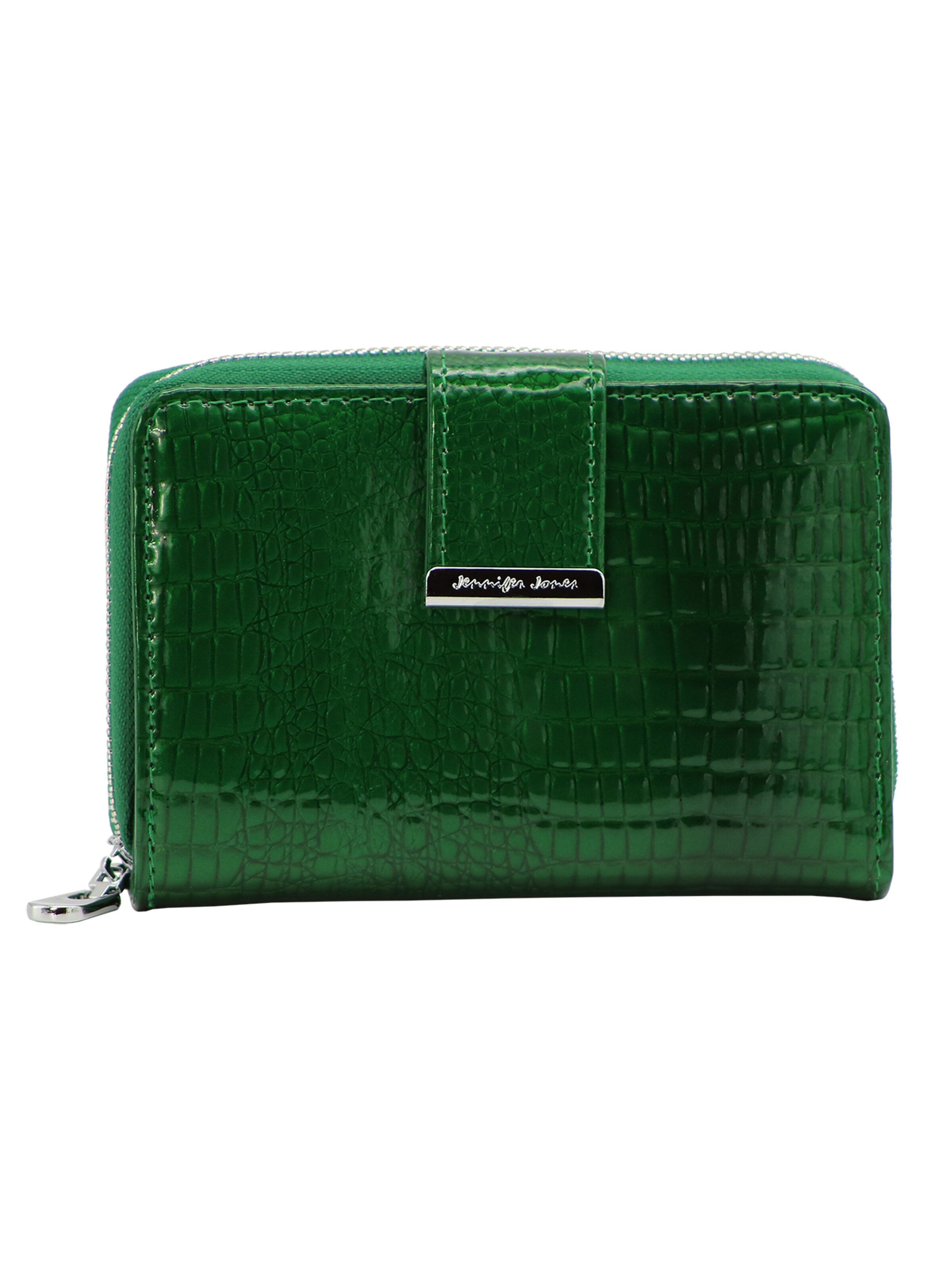 Jennifer Jones Wallet in Green: front