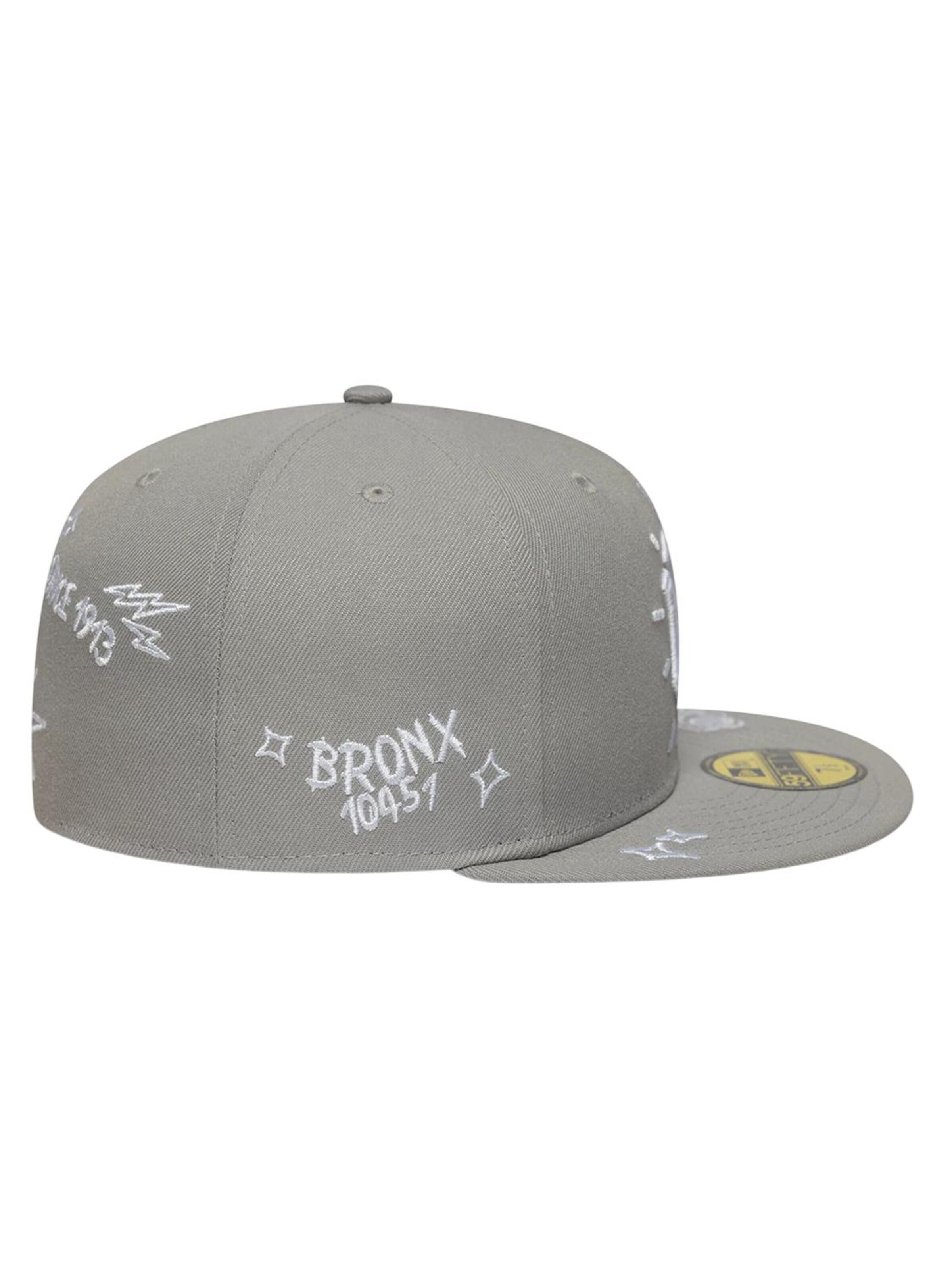 NEW ERA Cap '59FIFTY MLB New York Yankees Scribble'‌‌‌ in Grau