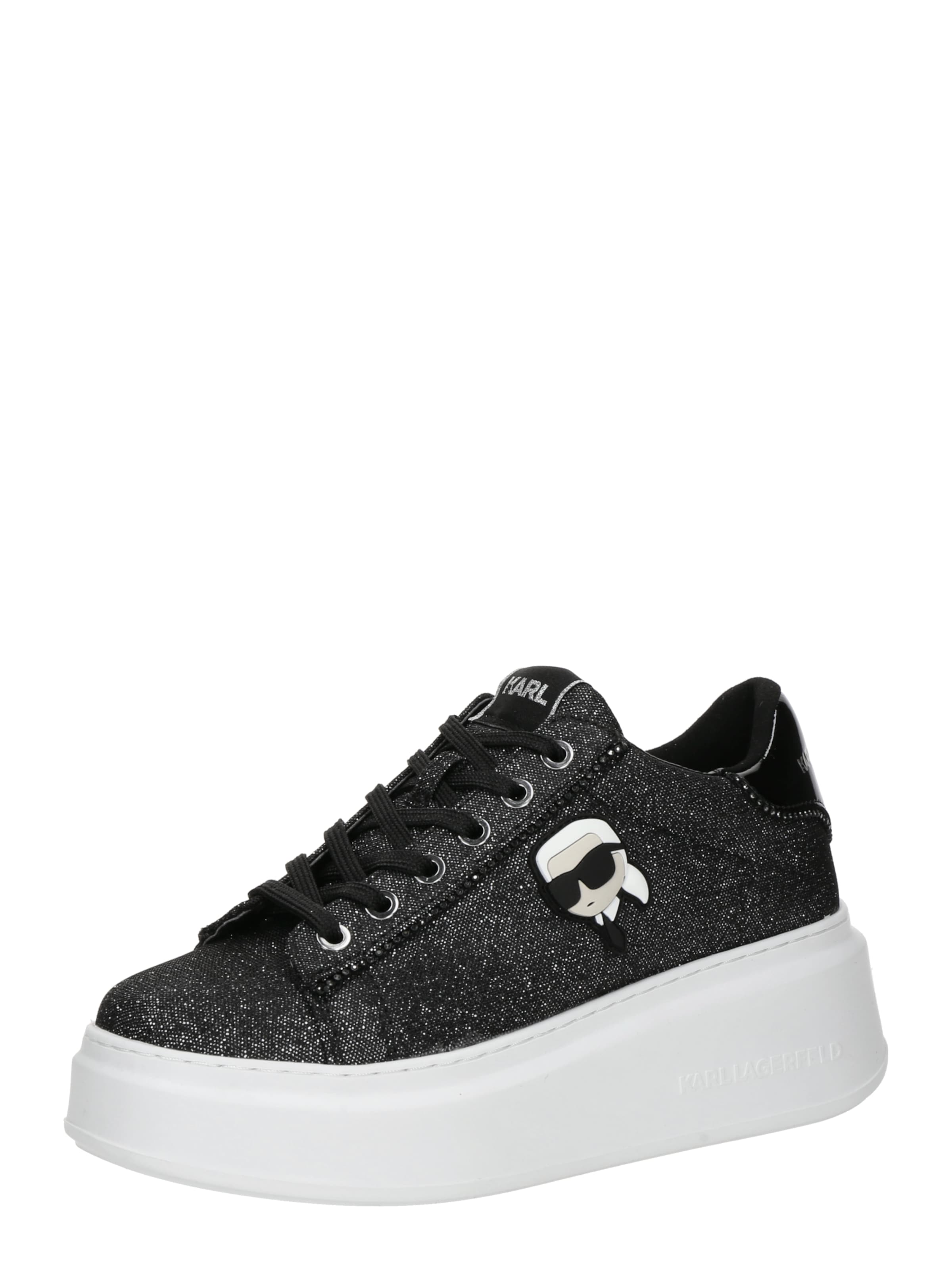 Karl Lagerfeld Sneaker 'ANAKAPRI' in Schwarz: Vorderseite