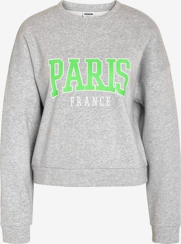 Sweat-shirt 'MARYA' Noisy may en gris : devant