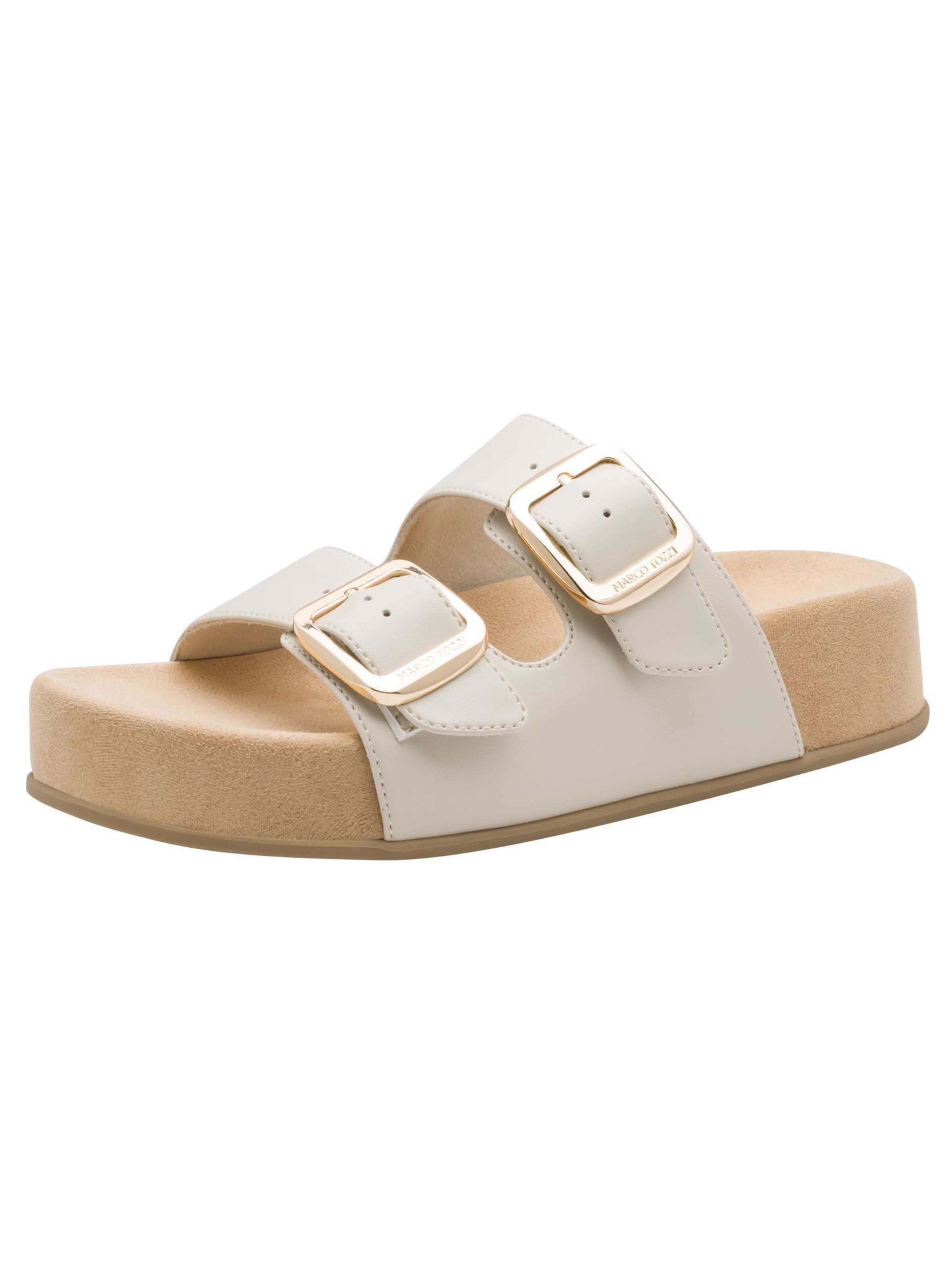 Mule MARCO TOZZI en beige : devant