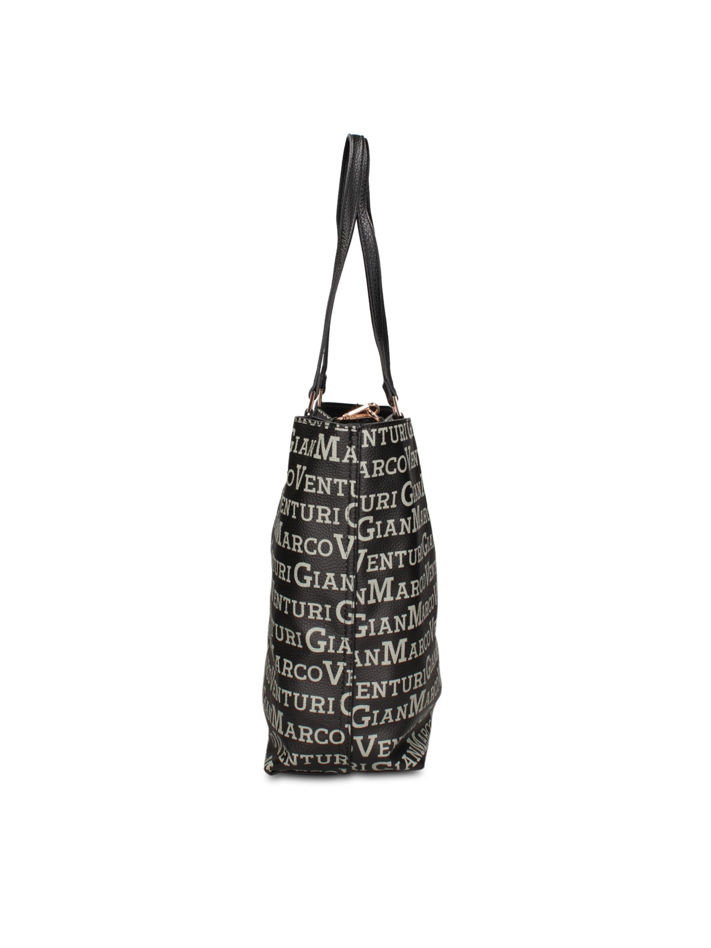 Shopper 'Shopper Elegante Pelle Vegana Gianmarco Venturi - Borsa Donna Versatile' di GianMarco Venturi in nero