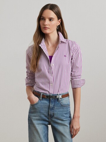 Camicia da donna di Lauren Ralph Lauren in lilla: frontale