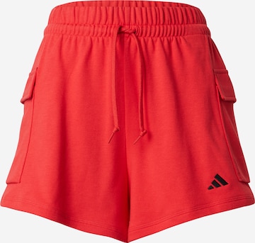 ADIDAS SPORTSWEAR Спортивные штаны 'Essentials' в Красный: спереди