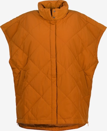 Ulla Popken Bodywarmer in Oranje: voorkant