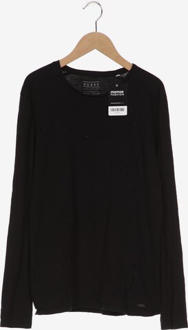 GUESS Langarmshirt S in Schwarz: predná strana