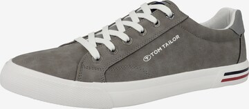 TOM TAILOR Sneakers laag in Grijs: voorkant