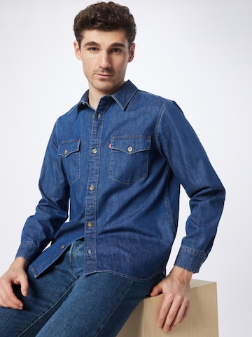 LEVI'S ® Regular Fit Hemd 'Relaxed Fit Western' in Blau