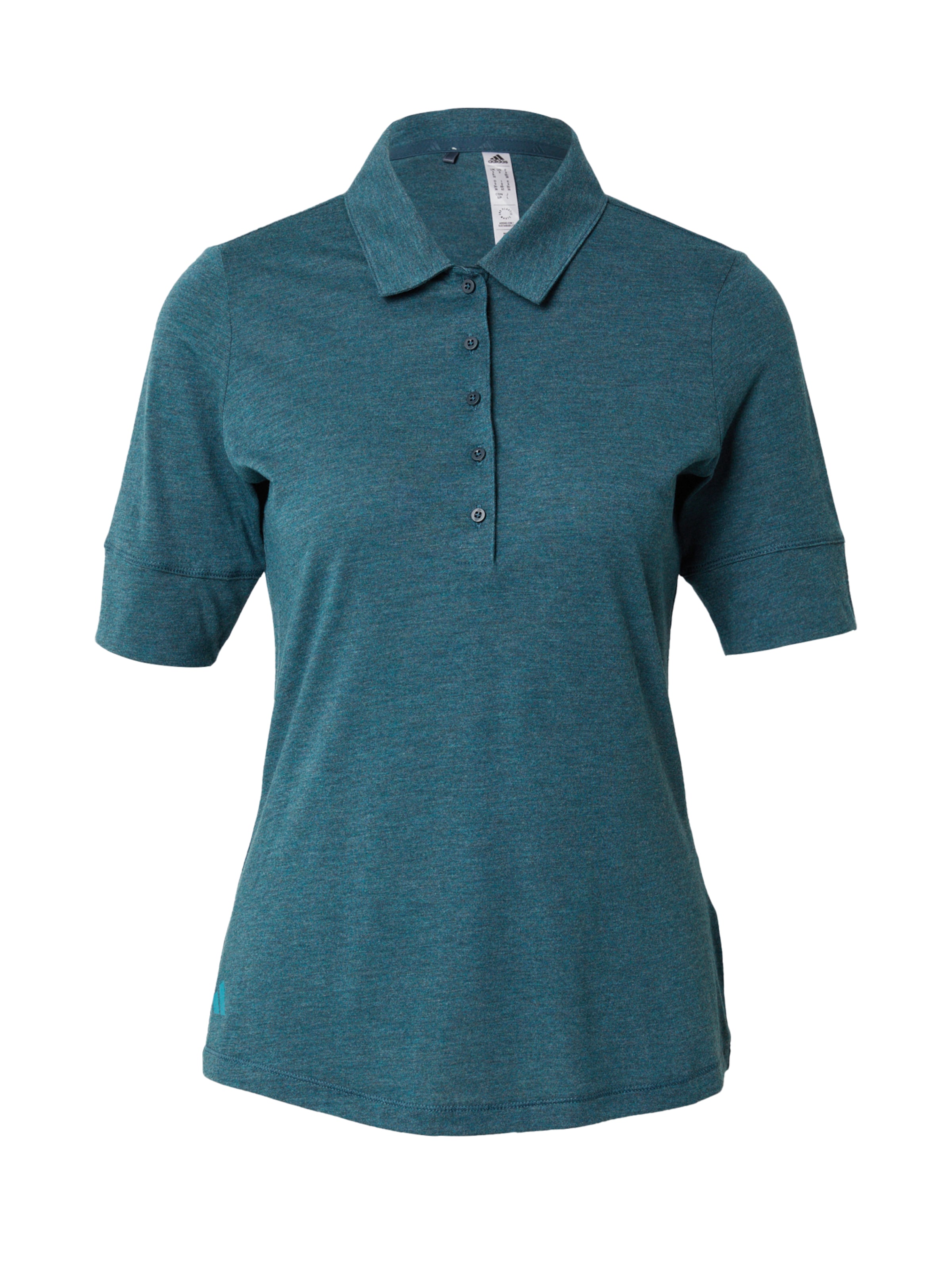 ADIDAS GOLF Функционална тениска в синьо: отпред