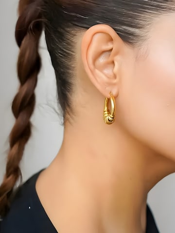 hiBALI Earrings 'Link Curvy' in Gold