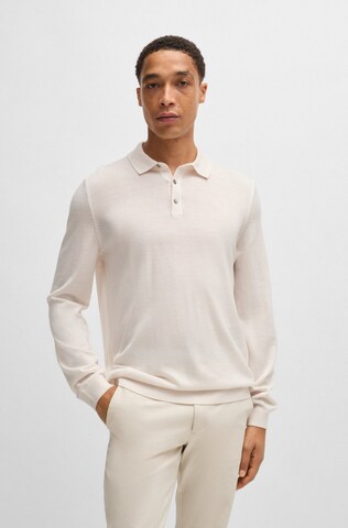 BOSS Sweater in White: front