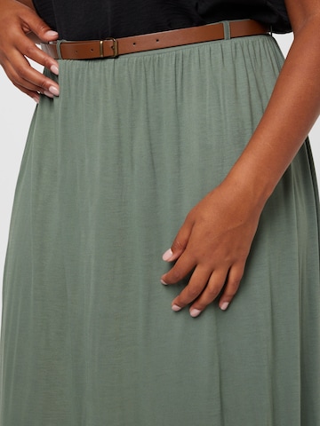 Vero Moda Curve Skirt 'LINN' in Green