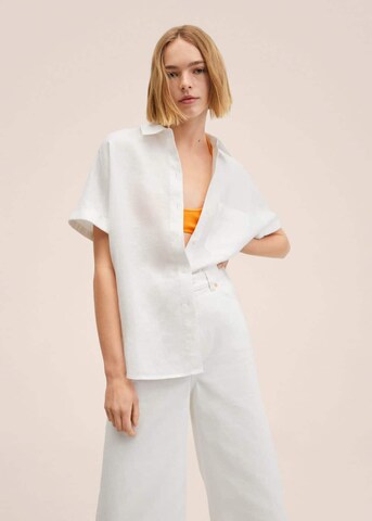 MANGO Shirt 'Pai' in White: front