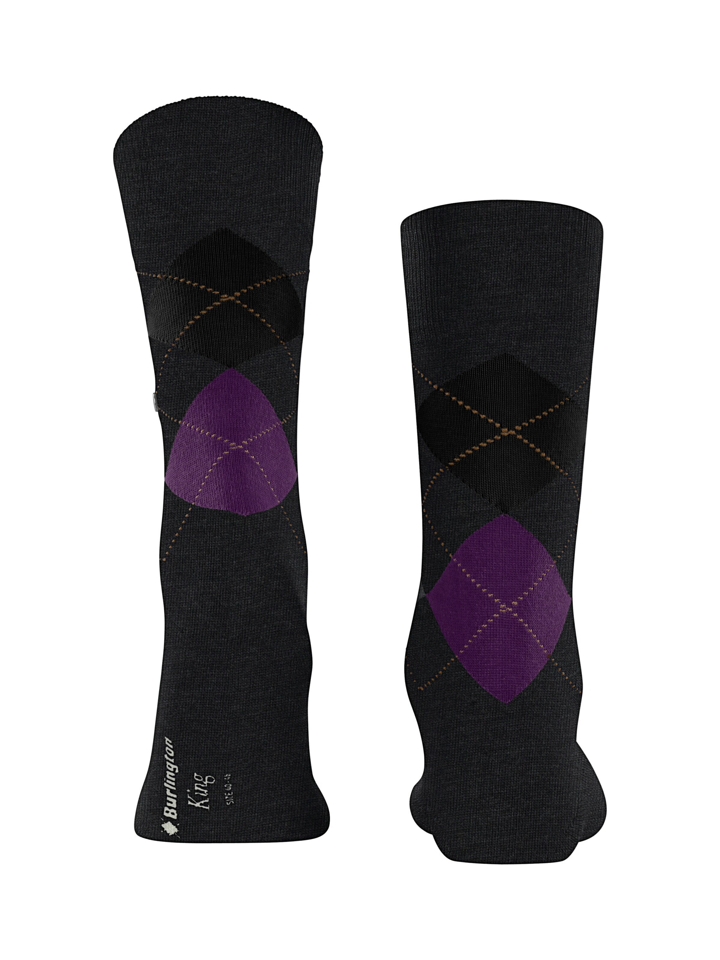 BURLINGTON Socks 'King' in Black