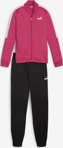 PUMA Trainingspak in Roze: voorkant