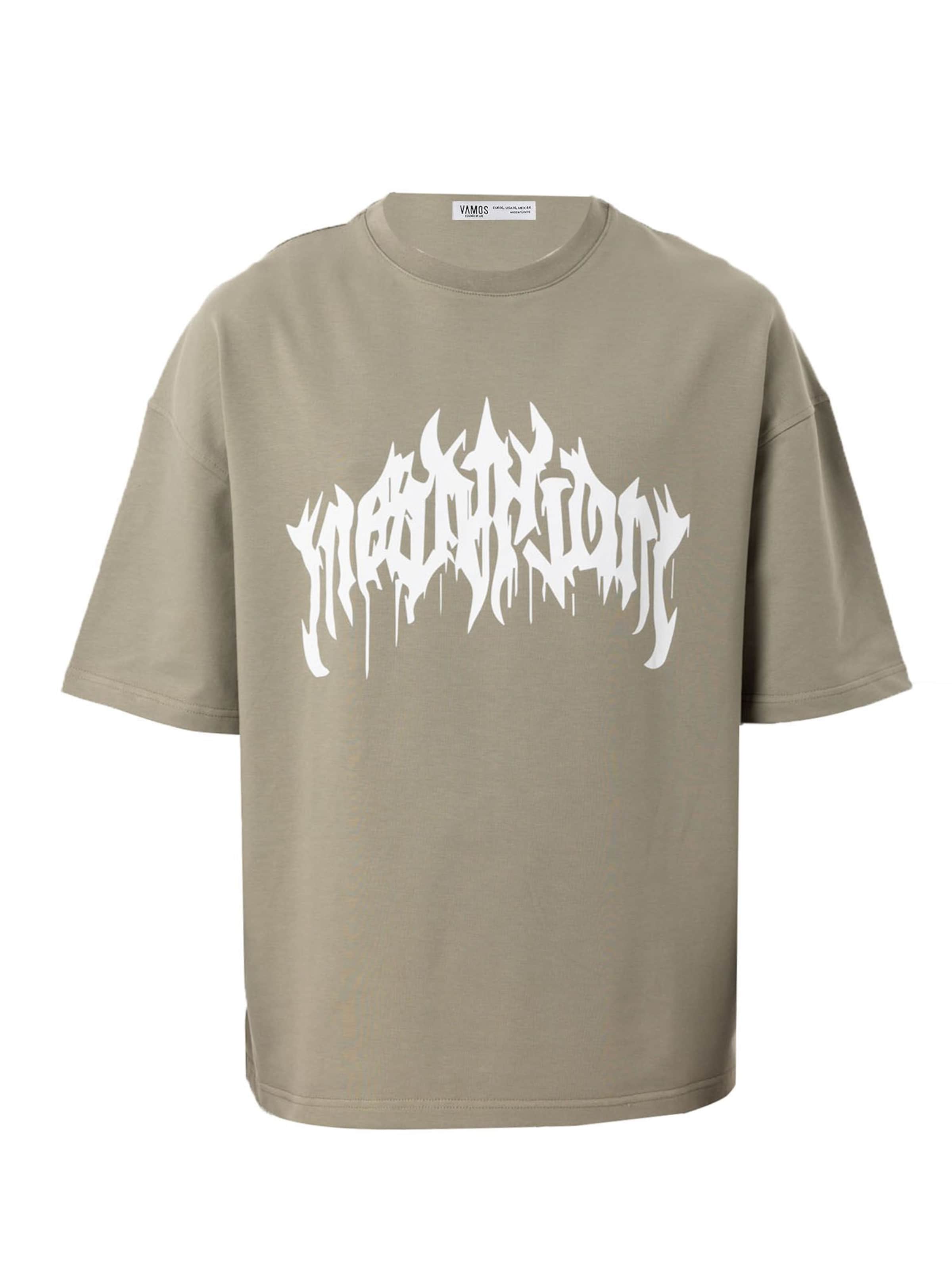 VAMOS CLO Tričko – zelená: přední strana