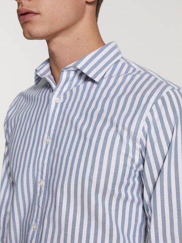 Coupe regular Chemise 'Orlando' Shiwi en bleu