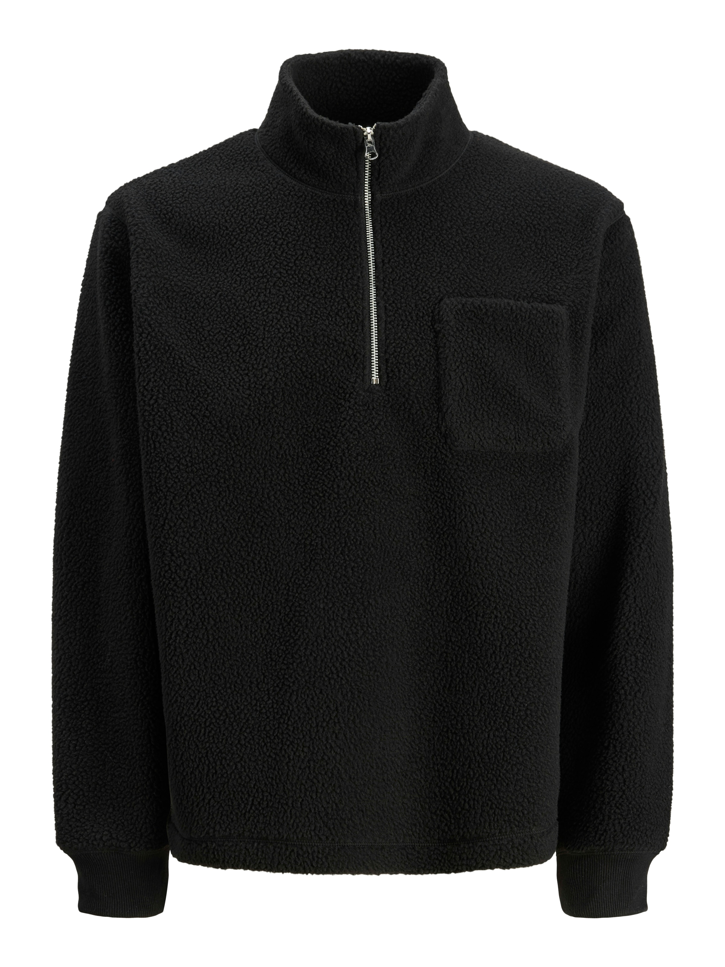 JACK & JONES Sweater 'JORGREENE' in Black: front
