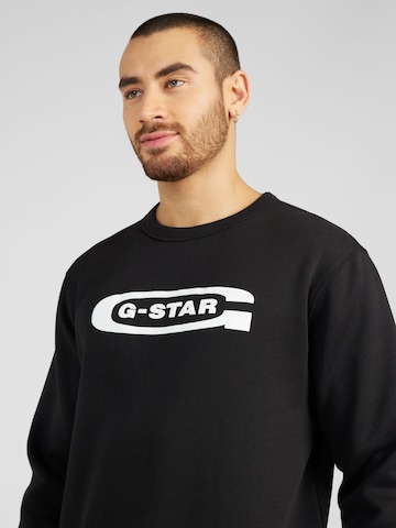 G-Star RAW Sweatshirt 'Old school' i svart