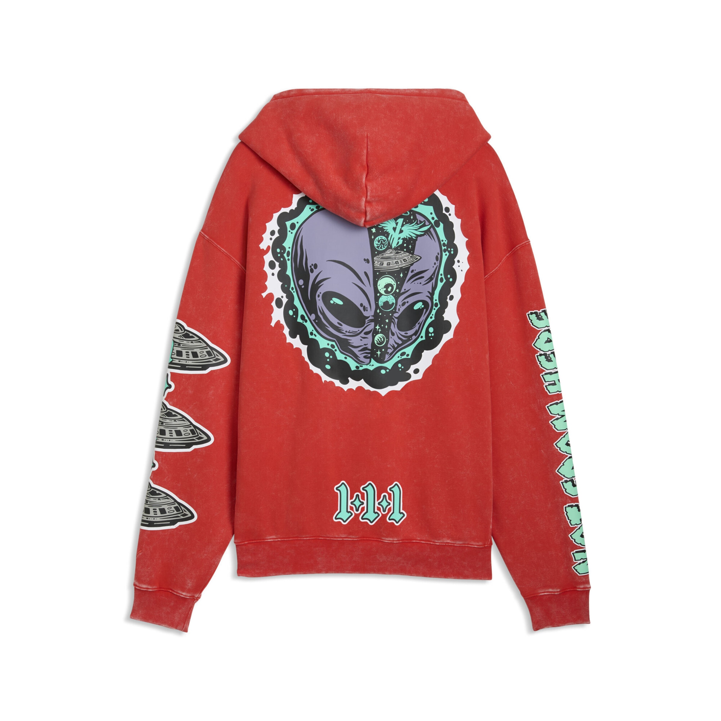 PUMA Sportjas 'Melo World' in Rood: voorkant