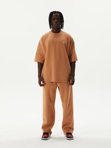Ossy Homer Loosefit Sporthose 'Heavy Cotton 450 GSM N1Y013' in Braun