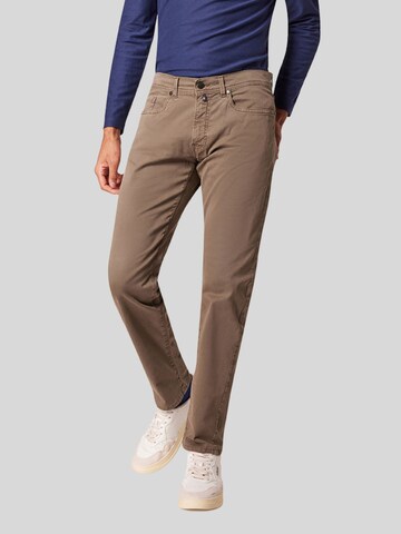 PIERRE CARDIN Slimfit Jeans 'PC-Lyon' in Bruin
