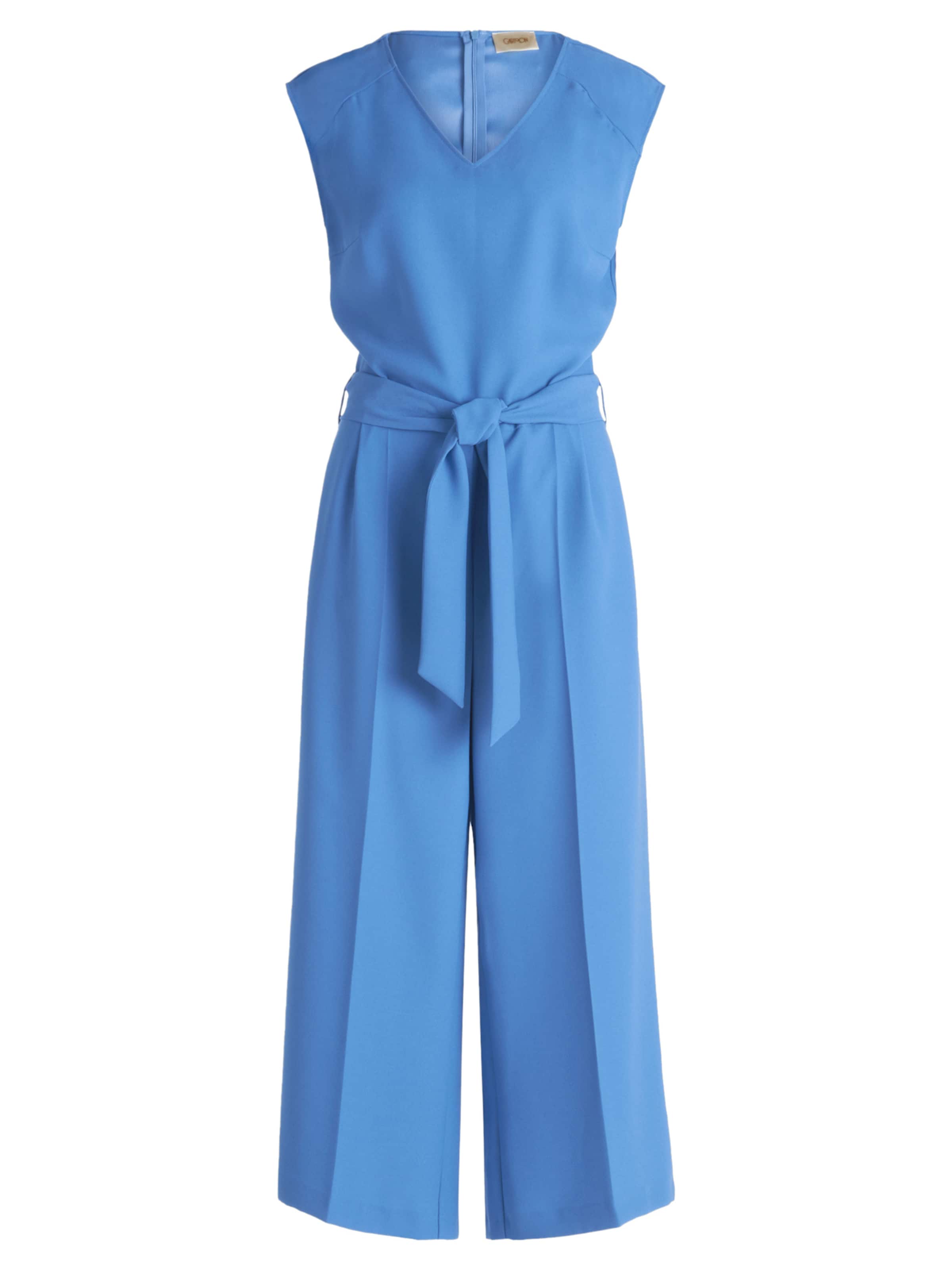 Cartoon Jumpsuit in Blauw: voorkant