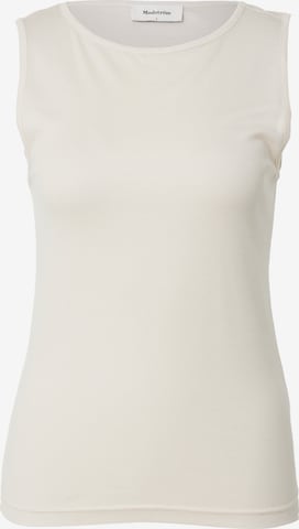 modström Top 'Harper' in Beige: front