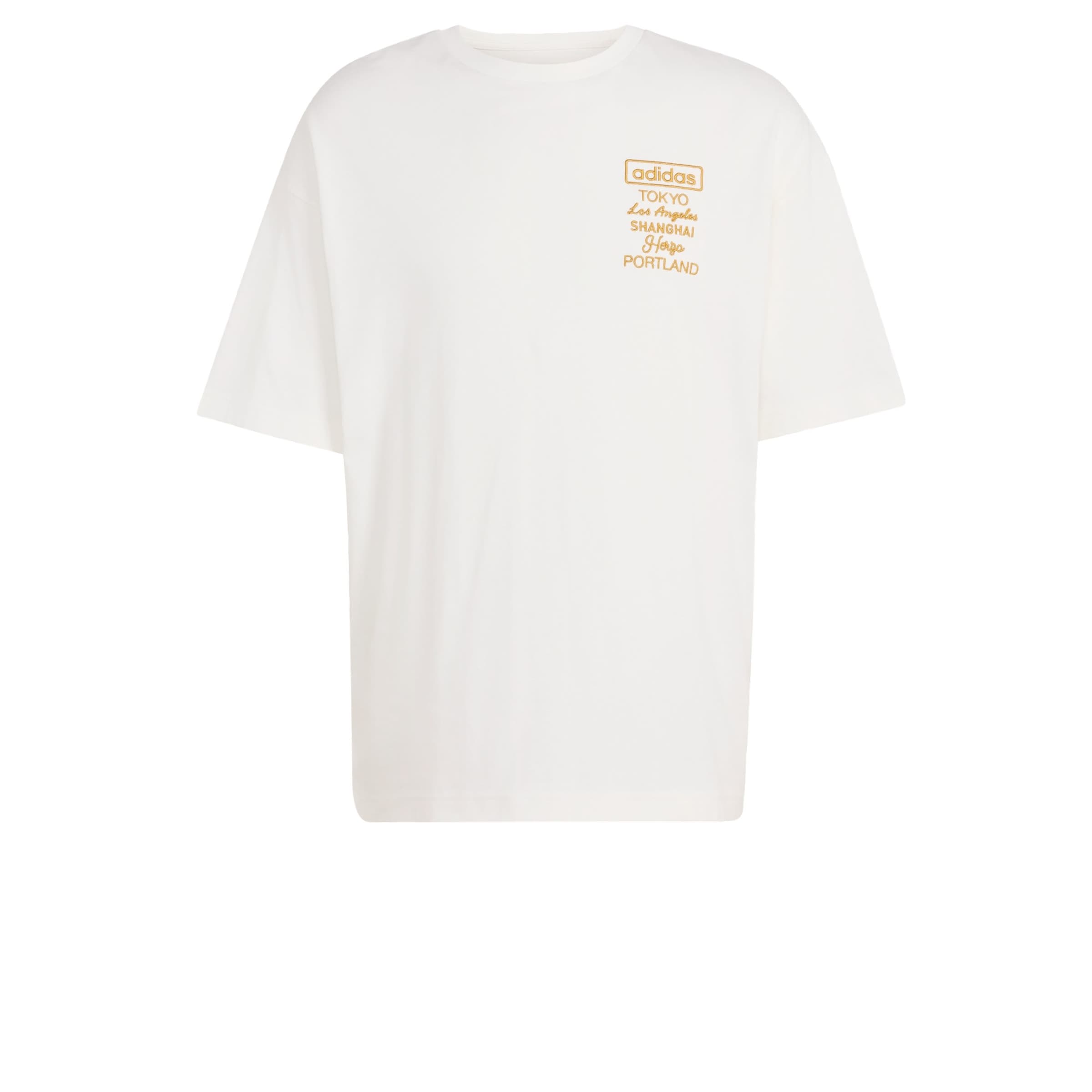 Maglietta 'Golden Cities' di ADIDAS ORIGINALS in bianco