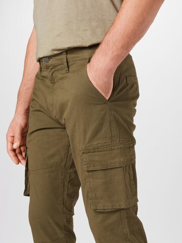 Effilé Pantalon cargo Denim Project en vert