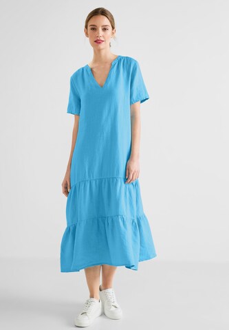 STREET ONE Summer Dress in Blue: front