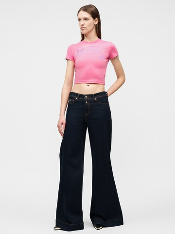 T-shirt Versace Jeans Couture en rose