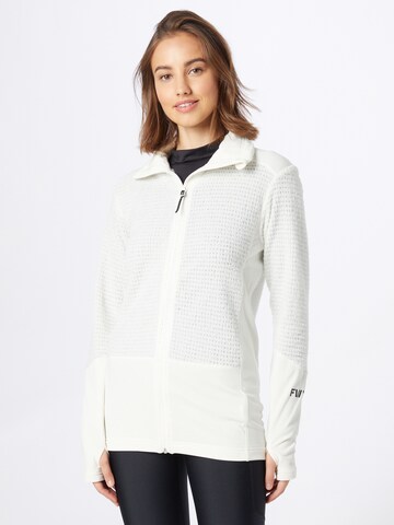 FW - Chaqueta polar 'MANIFEST ALPHA' en blanco: frente