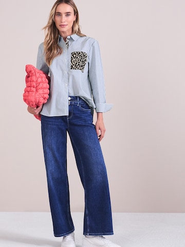 STREET ONE Bluse in Blau: Vorderseite