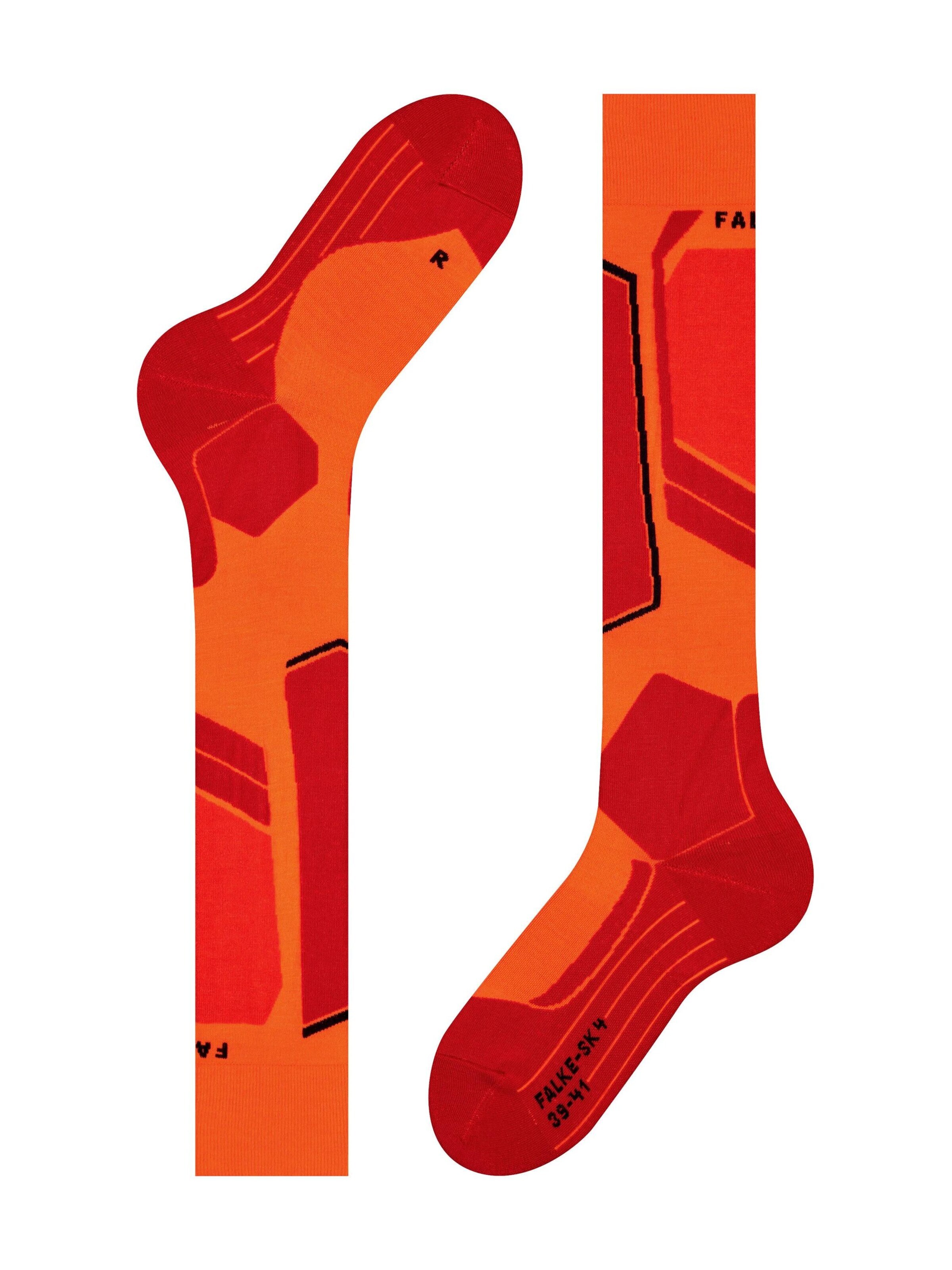 FALKE Athletic Socks 'SK4 Advanced' in Orange