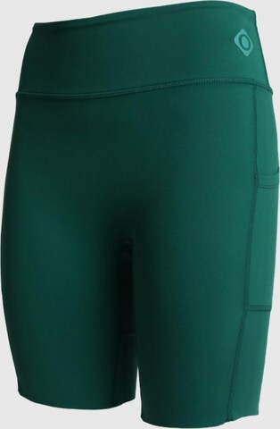 Loosefit Leggings 'MALLAS CORTAS MADILL SHORT' di Izas in verde: frontale