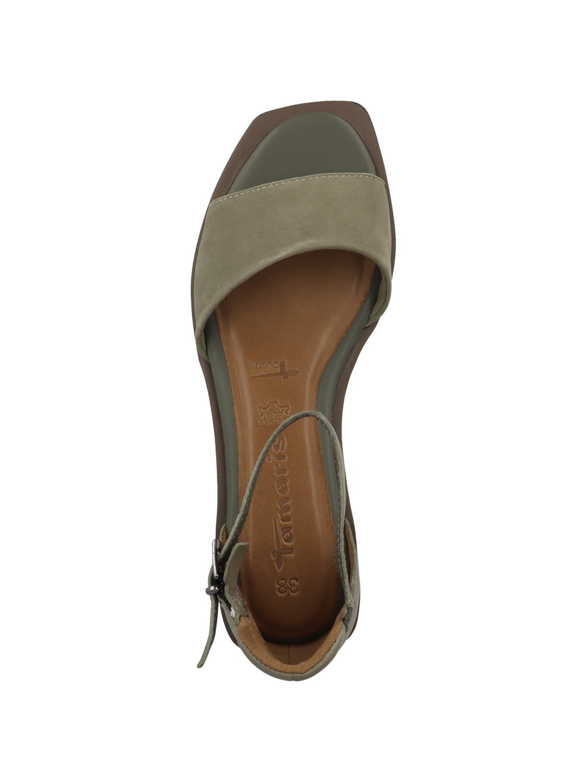 Frauen Sandalen TAMARIS Riemensandale ' 1-28142-28 ' in Grün - UJ67394 Frauen Sandalen TAMARIS Riemensandale ' 1-28142-28 ' in Grün - UJ67394