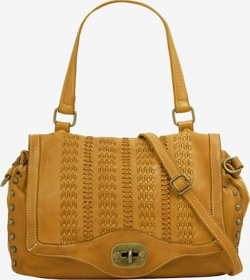 Samantha Look Handtasche in Gelb: Vorderseite