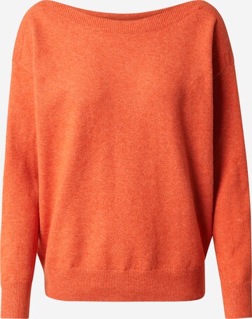 ICHI Sweater 'Alpa' in Orange: front