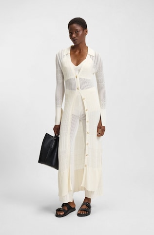 BOSS Knitted dress 'Flooney' in White
